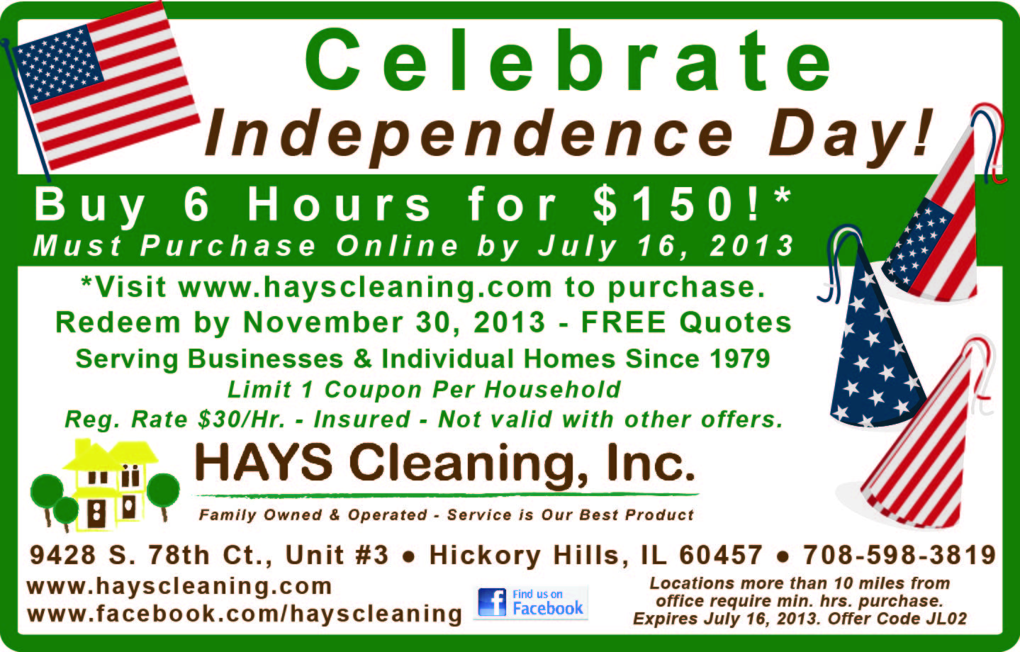 HAYS Cleaning 7-2-13